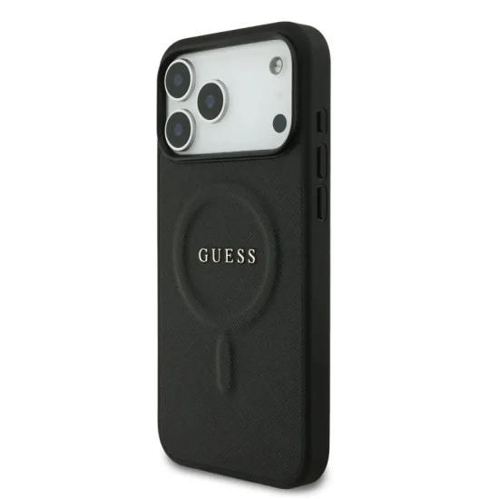 Guess Iphone 17 Pro Max Magsafe Leather Case With Classic Logo